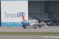 N226NV @ KTPA - An Allegiant Airbus A320 (N226NV) undergoes maintenance at Tampa International Airport - by Donten Photography