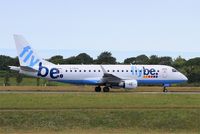 G-FBJG @ LFRB - Embraer ERJ-175STD, Taxiing to holding point rwy 25L, Brest-Bretagne airport (LFRB-BES) - by Yves-Q
