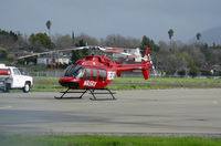 N45RX @ KCCR - REACH Air Medical Service 2000 Bell 407 @ Buchanan Field, Concord, CA - by Steve Nation