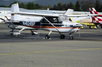 N4046F @ KCCR - Locally-based 1957 Cessna 172 @ Buchanan Field, Concord, CA - by Steve Nation