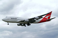 VH-OJH @ EGLL - Boeing 747-438 [24806] (QANTAS) Heathrow~G 31/08/2006. On finals 27L. - by Ray Barber