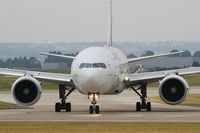 F-GSPK @ LFPO - Boeing 777-228 (ER), Lining up prior take off rwy 08, Paris-Orly airport (LFPO-ORY) - by Yves-Q