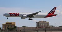 PT-MUC @ MIA - TAM 777-300 - by Florida Metal