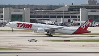 PT-MUG @ MIA - TAM 777-300 - by Florida Metal