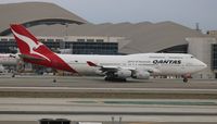 VH-OJS @ LAX - Qantas 747-400 - by Florida Metal