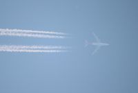 VH-OJT - Qantas 747-400 flying over Livonia Michigan at 36,000 ft LAX-JFK - by Florida Metal