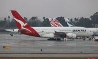 VH-OQJ @ LAX - Qantas A380 - by Florida Metal