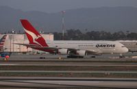 VH-OQL @ LAX - Qantas A380 - by Florida Metal