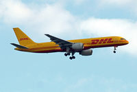 D-ALEB @ EGLL - Boeing 757-236F [22173] (DHL) Home~G 15/05/2010. On approach 27L. - by Ray Barber