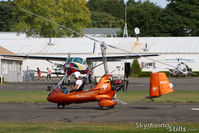 N141C @ 7B9 - Gyroplane starting his takeoff roll. - by Dave G