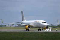 EC-LZM @ LFRB - Airbus A320-232, Push back, Brest-Bretagne airport (LFRB-BES) - by Yves-Q