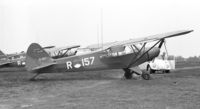 R-157 - The 54-2447 with many other L21's and Beaver S-8 'on the flightline' at Ermelo LAS - by Gerrit van de Veen