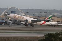 A6-EFG @ LAX - Emirates Sky Cargo - by Florida Metal