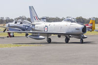 VH-SBR @ YTEM - Jeff Trappett (VH-SBR, former military registration A94-352) CAC Sabre Mk.32 on the tarmac during the 2015 Warbirds Downunder Airshow at Temora - by YSWG-photography