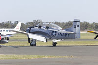 VH-DPT @ YTEM - Peter Thomson (VH-DPT) North American T-28D Trojan on the tarmac during the 2015 Warbirds Downunder Airshow at Temora. - by YSWG-photography