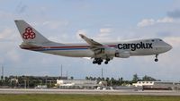 LX-UCV @ MIA - Cargolux - by Florida Metal