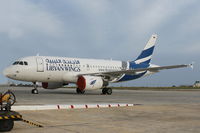 5A-WLB @ LMML - A319 5A-WLB Libyan Wings - by Raymond Zammit