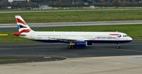 G-EUXK @ EDDL - British Airways, seen here at Düsseldorf Int'l(EDDL), shortly after landing - by A. Gendorf