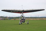 G-SOCK @ X5FB - Mainair Pegasus Quik at Fishburn Airfield, October 10th 2015. - by Malcolm Clarke