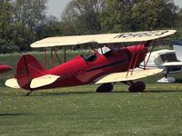 G-HATZ @ EGBO - 40's Weekend Fly-In. EX:-N54623, which is carried on top off upper wing & rudder. - by Paul Massey