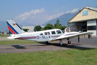 D-GLLW @ LSZL - Piper PA-34-200T Seneca II [34-8070170] Locarno~HB 21/07/2004 - by Ray Barber