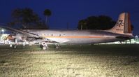 N381AA @ EVB - DC-7B - by Florida Metal