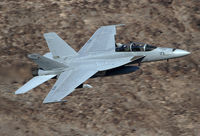 168488 - VFA-122 Flying Eagles Super Hornet is flying low and fast through Starwars Canyon. - by Plomi