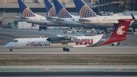 N401QX @ LAX - Alaska Washington State University