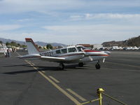 N7902Y @ SZP - 1966 Piper PA-30 TWIN COMANCHE, two Lycoming IO-320s 160 Hp each, taxi to Rwy 04 - by Doug Robertson