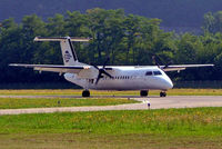 D-BKIM @ LSZA - De Havilland Canada DHC-8-314A Dash 8 [356] (Cirrus Air) Lugano~HB 21/07/2004 - by Ray Barber