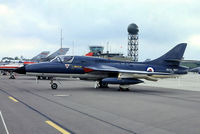 XL602 @ EGDY - Hawker Hunter T.8M [41H/695332] (Royal Navy) RNAS Yeovilton~G (Date unknown). From a slide. - by Ray Barber