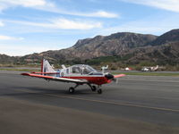 N540BD @ SZP - 1973 Scottish Aviation BULLDOG Mdl 120/121, Lycoming O-540-A1B5D 200 hp, two-place side by side trainer, Experimental class warbird, taxi to Rwy 04 - by Doug Robertson