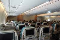 9V-SKN - The spacious cabin of the whale jet (SIN-LHR) - by Micha Lueck