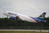 N612NK @ KRSW - Spirit Flight 220 (N612NK) departs Southwest Florida International Airport enroute to Chicago-O'Hare International Airport - by Donten Photography