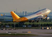 N740CK @ EDDP - Departure in beautiful sunset light..... - by Holger Zengler