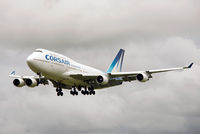 F-HSEA @ FIMP - Flight No. SS952 from Orly approaching rwy 14 at Plaisance under a cloudy summer sky. - by Arjun Sarup