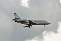 N223QS @ EGLL - Dassault Falcon 2000EX EASy [86] (NetJets) Home~G 10/07/2012. On approach 27L. - by Ray Barber