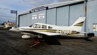 N47885 @ KRHV - Alcadia Inc (Wilmington, DE) 1977 Piper PA-28-181 parked in front of the Trade Winds hangar at Reid Hillview Airport, San Jose, CA. - by Chris Leipelt