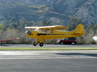 N42330 @ SZP - 1941 Piper J3C-65 CUB, Continental A&C65 65 Hp, landing Rwy 04 - by Doug Robertson