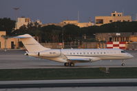 9H-GFI @ LMML - Bombardier BD-700 Global 5000 9H-GFI Private - by Raymond Zammit