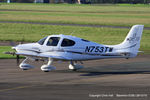 N753TW @ EGBJ - at Staverton - by Chris Hall