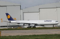 D-AIGU @ LMML - A340 D-AIGU Lufthansa - by Raymond Zammit