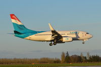 LX-LGQ @ EGSH - Landing in the late afternoon sun. - by Graham Reeve