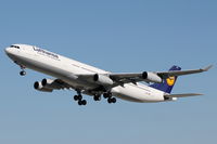 D-AIGL @ LMML - A340 D-AIGL Lufthansa - by Raymond Zammit