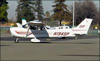 N194SP @ KRHV - Locally-based 2003 Cessna 172S taxing out for departure at Reid Hillview Airport, San Jose, CA. This newly based Cessna is taking place for another 172 that crashed a few weeks ago. - by Chris Leipelt
