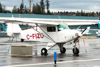 C-FIZO @ CYNJ - 1961 Piper Colt tied down at Langley - by James Abbott