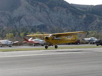 N23266 @ SZP - 1939 Piper J3C-65 CUB, Continental A&C65 65 Hp, landing roll Rwy 04 - by Doug Robertson