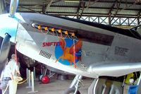 VH-MFT @ YCAB - Commonwealth CA-18 Mustang Mk.21 [1435] Caboolture~VH 19/03/2007. Close up of the artwork - by Ray Barber