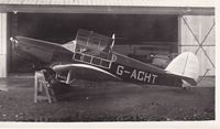 G-ACHT @ OOOO - Recently found photograph. - by Graham Reeve