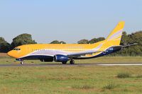 F-GZTB @ LFRB - Boeing 737-33V, Taxiing to holding point rwy 07R, Brest-Bretagne airport (LFRB-BES) - by Yves-Q